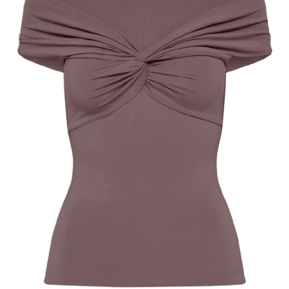 Aritzia Mauve Contour Twist-Front, women’s large NWT